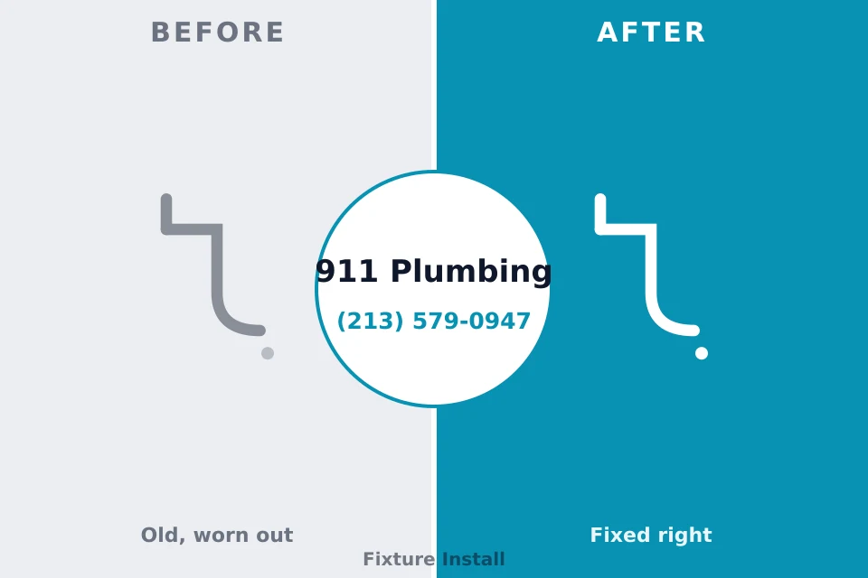 Before and after: plumbing company Syracuse, NE